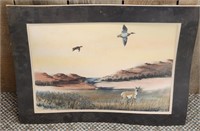 Duck antelope print 20in by 16in