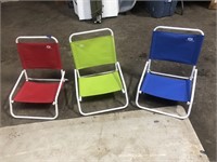 3 LAWN CHAIRS