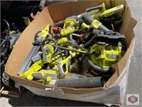 mix tools; assortment of RYOBI, Black and decker