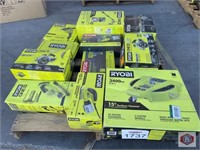 11 pcs mix tools; assorted RYOBI tools