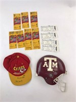 Assorted Sports Collectibles, A&M, KC Chiefs