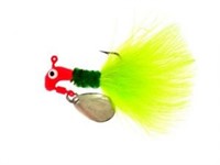 Blakemore Marabou Red & Chartreuse 1/16oz 12pc