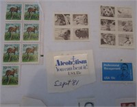 US Postal 18 and 19 Cent Stamps