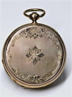 Antique Enamel Tissot Pocket Watch Case, No Watch