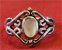 .925 Sterling Silver Natural Mother of Pearl