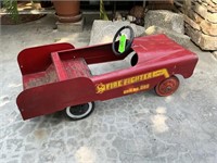 Fire fighter unit no.  508 vintage pedal car