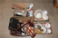 Lot of Misc. Decorations, Glassware