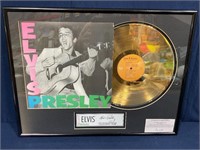 24k Gold Plated Elvis Record
