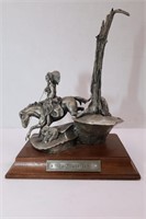 THE SILENT TRAIL - POLLAND 1986 PEWTER FIGURINE