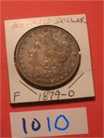 1879o Morgan Silver Dollar F