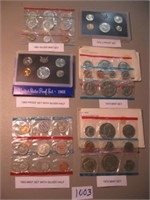 Lot of (6) Assorted Proof and Mint Sets, Includi7