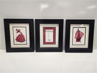 SET OF 3 WALL DECOR