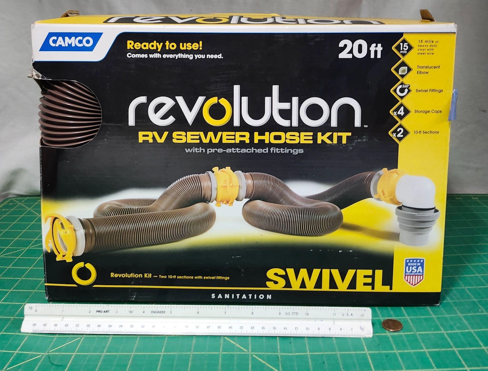 Revolution 20ft RV sewer hose kit NEW
