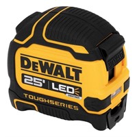 C1676  DEWALT 25 ft. Tape Measure with LED - 25 ft