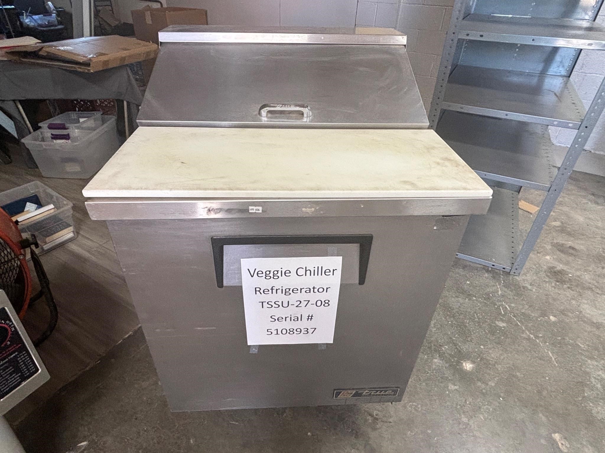 Veggie Chiller Refrigerator 43” x 28” x 28 1/2”