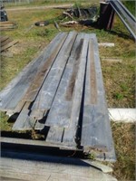 1" x 8" x 9 ft to 12 ft boards, approximately 60