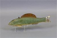 13.5" Fish Spearing Decoy by Unknown Mt. Clemans