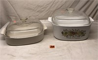 2 Corning Ware (Pyrex) Dishes