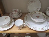 Shelf Lot-Nippon Teapot,Dip Tray,Cups,Saucers