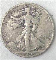 1936 Liberty Walking Half Dollar