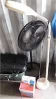 P729-  Lamp, Fan, And Small Vacuum