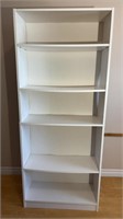 30x72x18in bookshelf. Pressed board