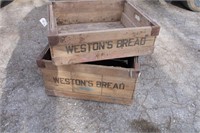 Wooden Westons Bread Boxes
