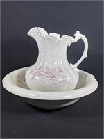 Dresden Semi-porcelain Washbowl & Pitcher
