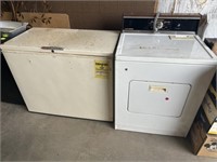 Deep freezer and dryer (estate - unknown