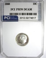 1960 Dime PR70 DCAM LISTS $575 IN 69 DC