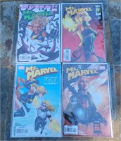 Four Ms. Marvel Comic Books Issus 10-30-31-32
