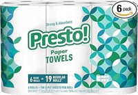 Amazon Brand - Presto! Flex-a-size Paper Towels