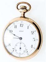 "TISDALL" Estate Pocket Watch - Engraved Gold Ca