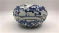 Antique Chinese Guangxu Dragon Large Porcelain