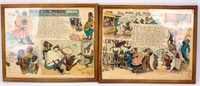 2 Original 1907 Black Americana Comic Strips