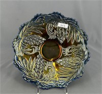 Pinecone 7" plate - blue