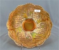 Pinecone 7" plate - marigold