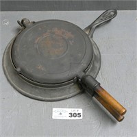 Cast Iron Griswold American #8 Waffle Maker