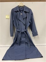 Vintage London Fog Ladies Bluish Gray Trench Coat