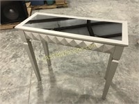 Mirror top sofa table