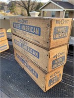 3-MEL-O-BIT WHITE AMERICAN CHEESE BOXES