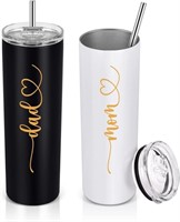 Qtencas Gifts for Parents-Mom and Dad Stainless