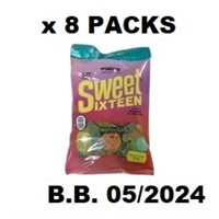 8 x 135g SWEET SIXTEEN SOUR PINEAPPLE - BB 05/2024