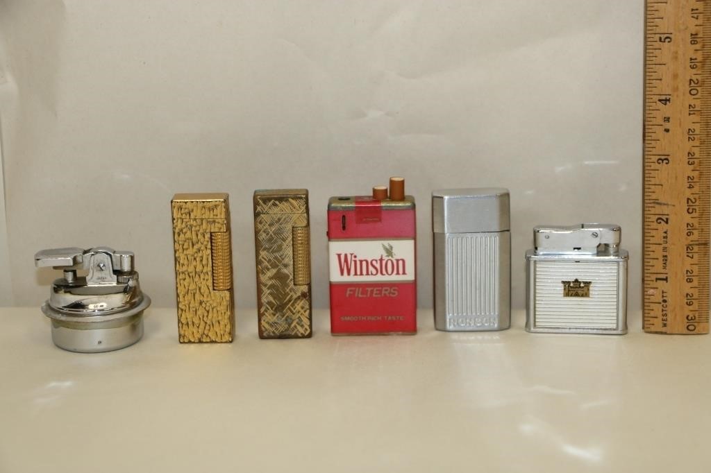 Lot of Vintage Lighters-Winston and Others