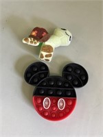Mickey pop it and turtle bracelet