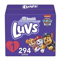 Luvs Diapers - Size 1, 294 Count, Paw Patrol Dispo