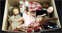 Vintage Mc Call & Plastic Doll & Clothes Box Lot