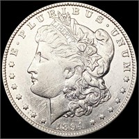 1894-O Morgan Silver Dollar NEARLY UNCIRCULATED