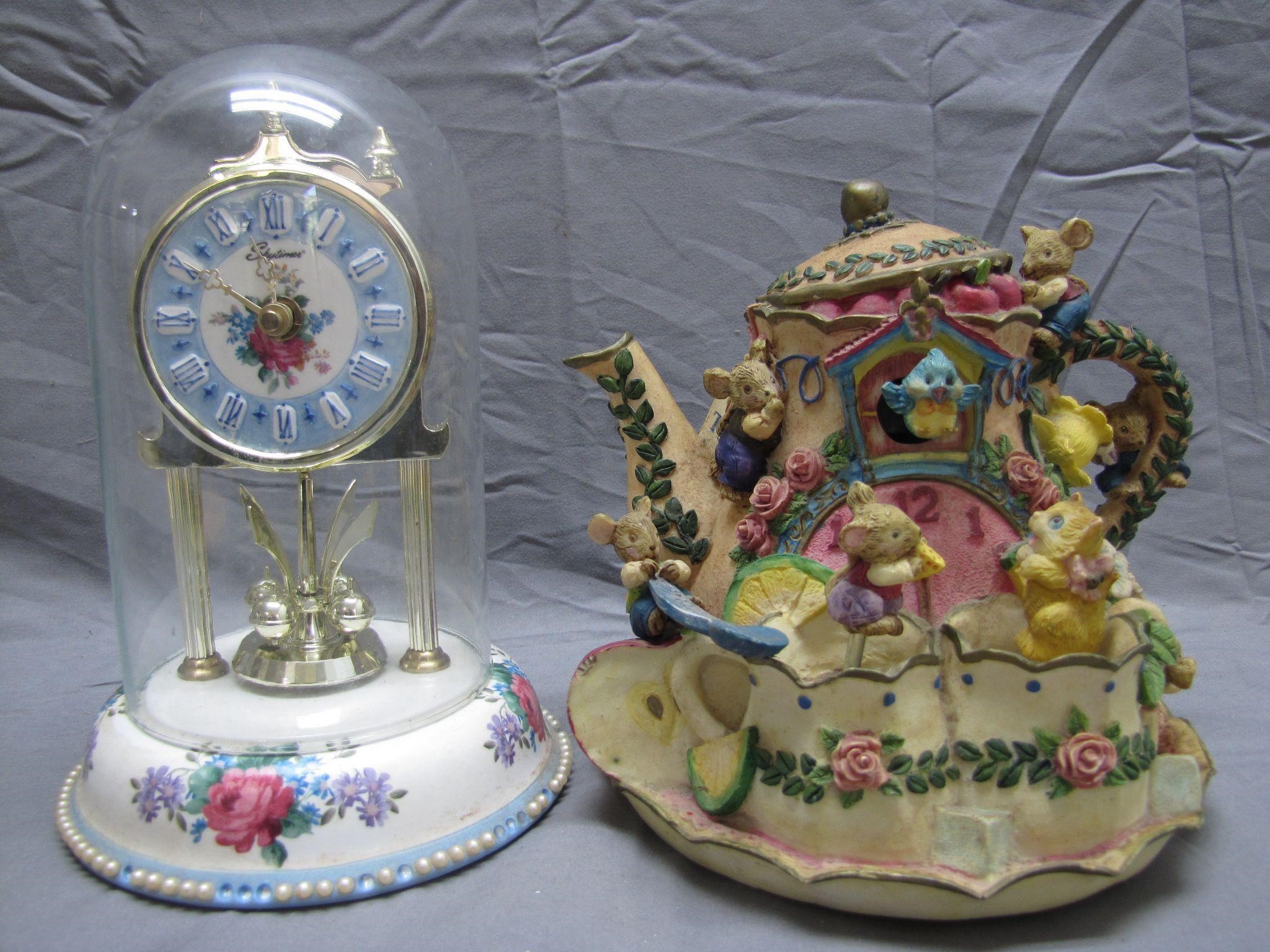 Vintage Beautiful Detailed Home Decor Clocks