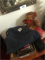 Size Med. Carhartt Shirt, Stuffed Bear,Phone Cases